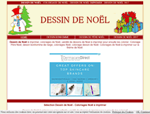 Tablet Screenshot of dessindenoel.com